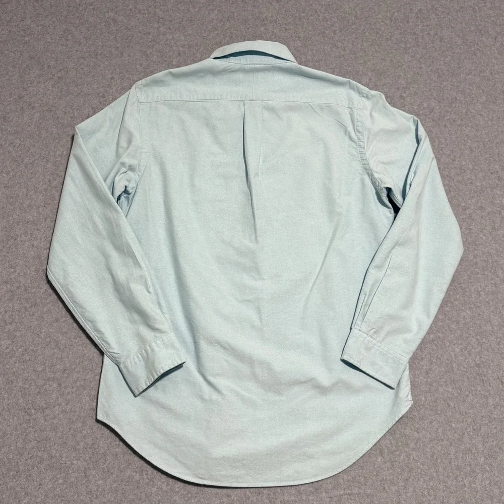 Polo Ralph Lauren Men Teal Classic Fit Long Sleeve Oxford Shirt Size M